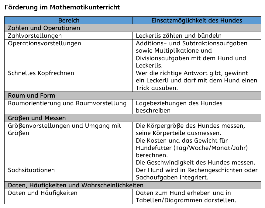 Ziele Mathematik